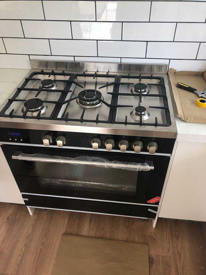 kitchen gas cooker upgrade