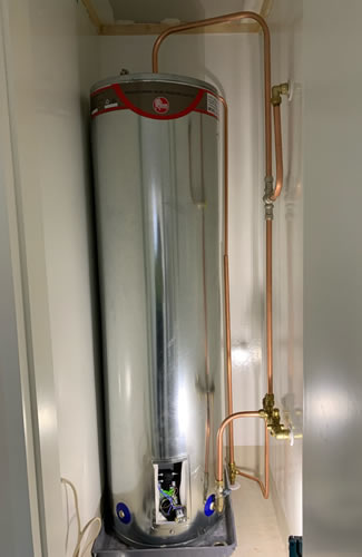 new hot water system